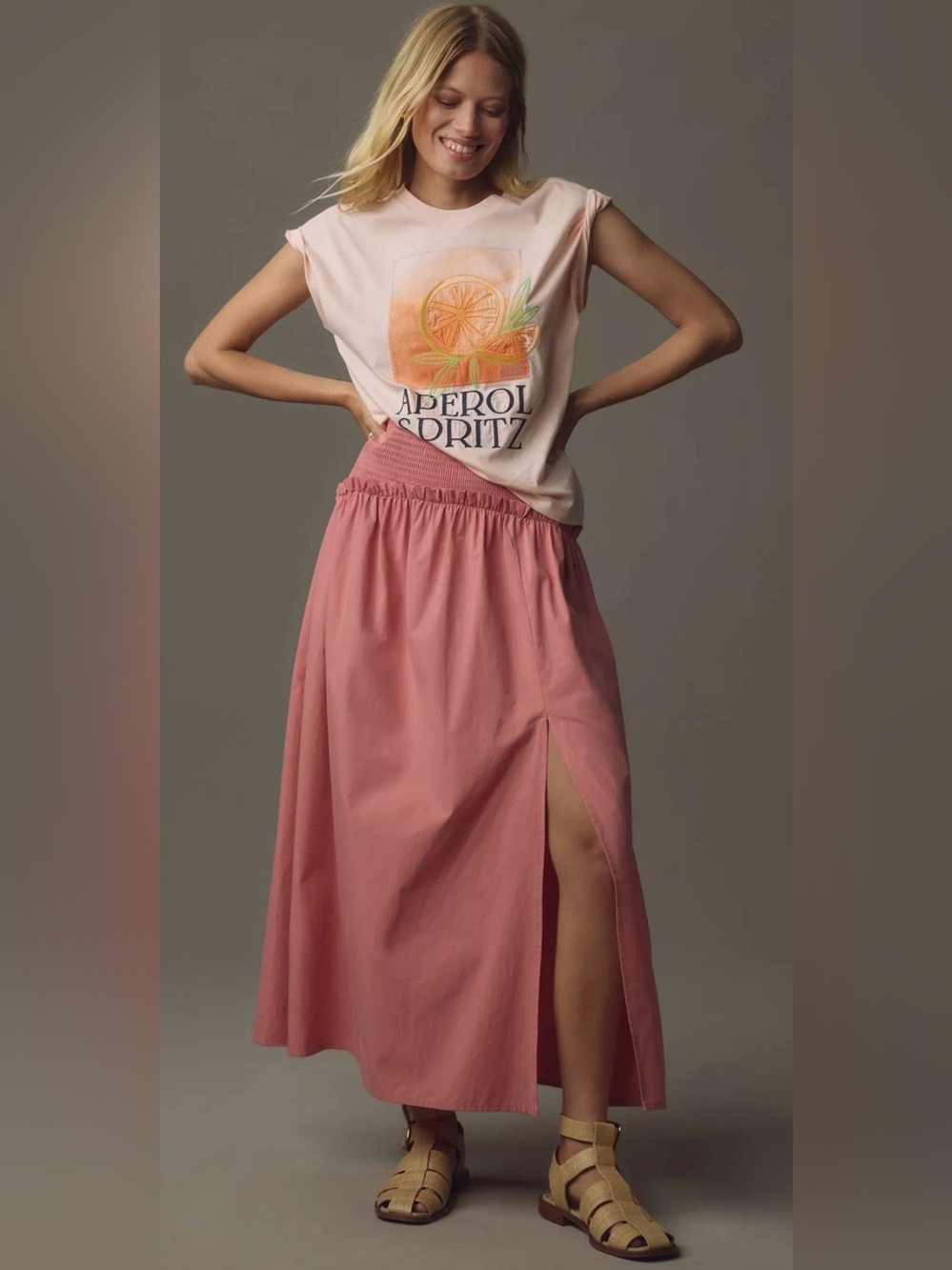 Anthropologie By Anthropologie Aperol Spritz
Graphic Tee oversized (petite)